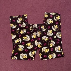 🍁Disney Tinker Bell black pj pants size Medium